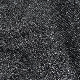 Cygnus Metallic Black and Silver Crinkled Lame Luxury Brocade