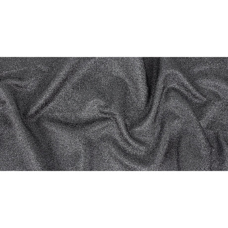 Cygnus Metallic Black and Silver Crinkled Lame Luxury Brocade