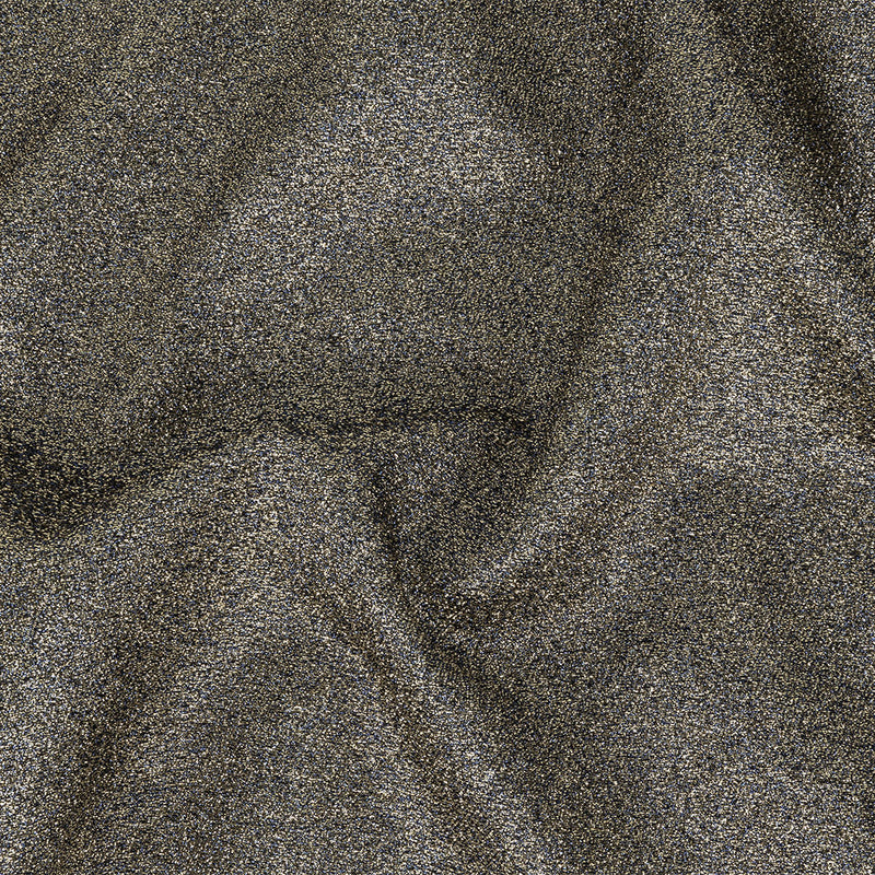 Cygnus Metallic Gold and Navy Crinkled Lame Luxury Brocade