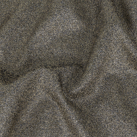 Cygnus Metallic Gold and Navy Crinkled Lame Luxury Brocade