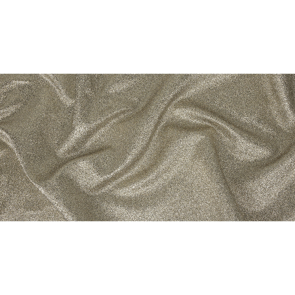 Cygnus Metallic Silver and Gold Crinkled Lame Luxury Brocade