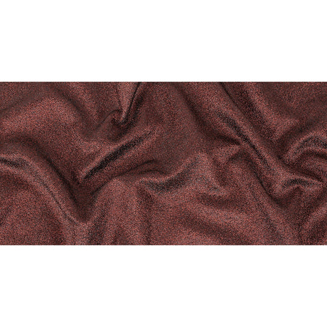 Cygnus Metallic Red and Black Crinkled Lame Luxury Brocade