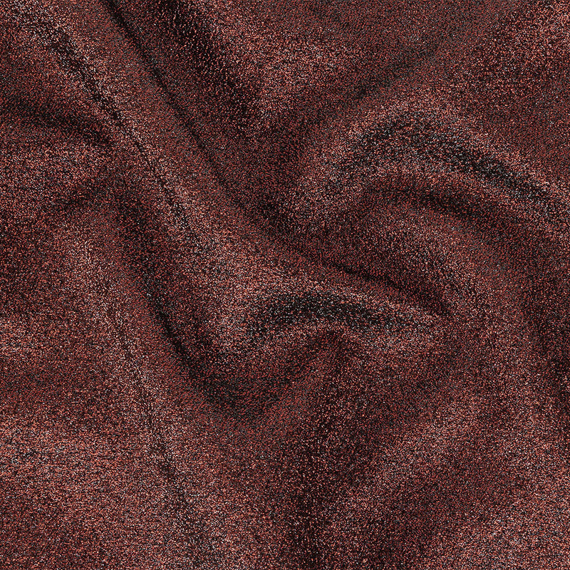Cygnus Metallic Red and Black Crinkled Lame Luxury Brocade