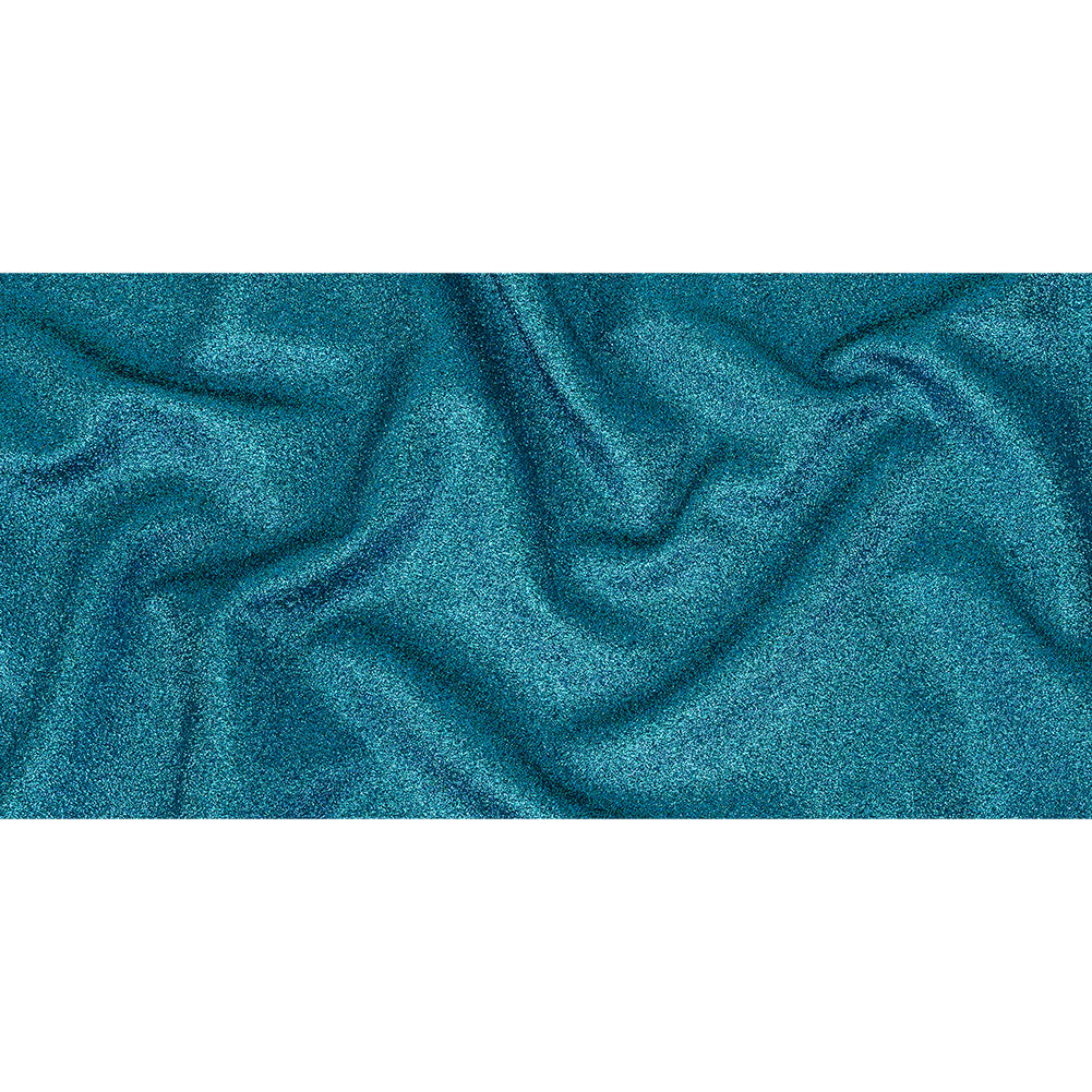 Cygnus Metallic Blue and Green Crinkled Lame Luxury Brocade