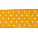Freesia and White Polka Dots Grosgrain Ribbon - 1.625"