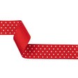 High Risk Red and White Polka Dots Grosgrain Ribbon - 1.625"