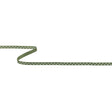 Pesto and White Polka Dots Grosgrain Ribbon - 0.25"