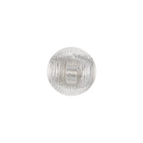 Transparent Striped Dome Shaped Plastic Shank Back Button - 20L/12.5mm