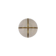 Frosted White and Gold Textured Shank Back Button - 20L/12.5mm