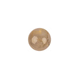 Dune Quartz Abstract Swirl Glass and Metal Shank Back Button - 18L/11.5mm
