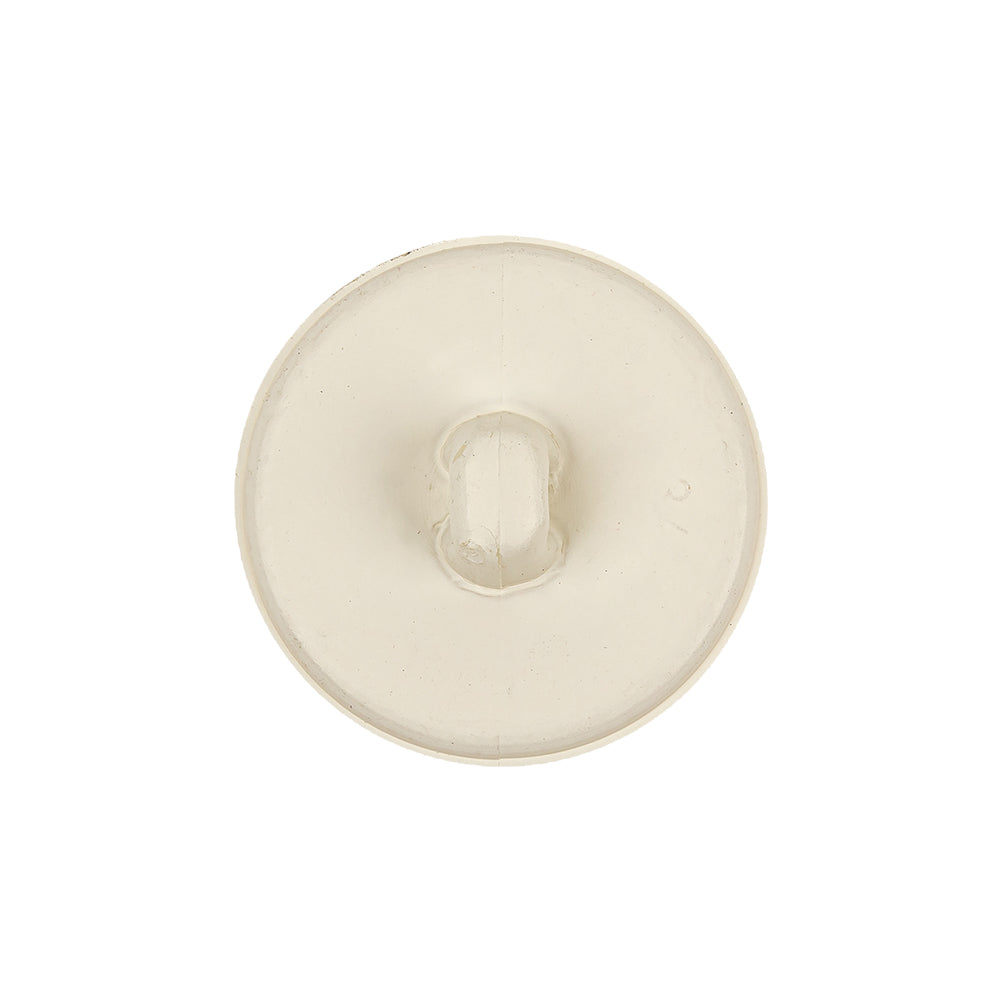 Italian Cannoli Cream Abstract Dome Shaped Shank Back Button - 36L/23mm