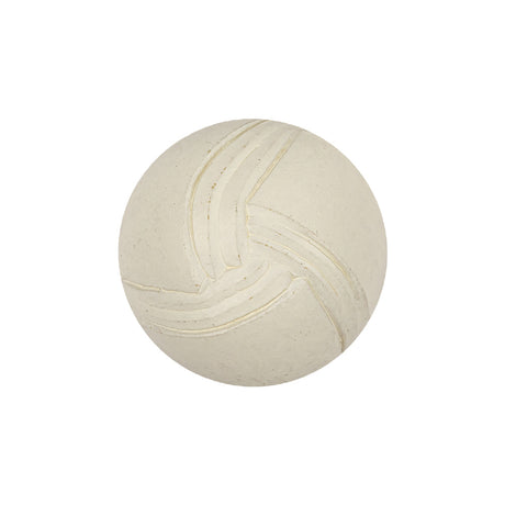 Italian Cannoli Cream Abstract Dome Shaped Shank Back Button - 36L/23mm