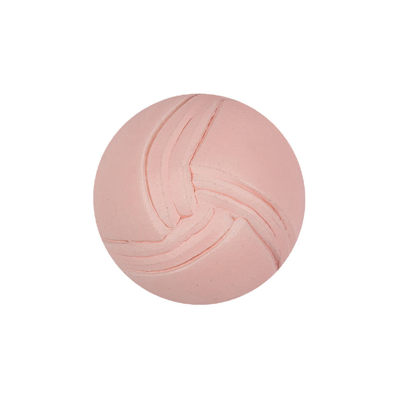 Italian Rose Quartz Abstract Dome Shaped Shank Back Button - 36L/23mm