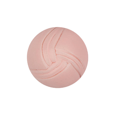 Italian Rose Quartz Abstract Dome Shaped Shank Back Button - 36L/23mm