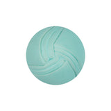 Italian Pale Turquoise Abstract Dome Shaped Shank Back Button - 36L/23mm