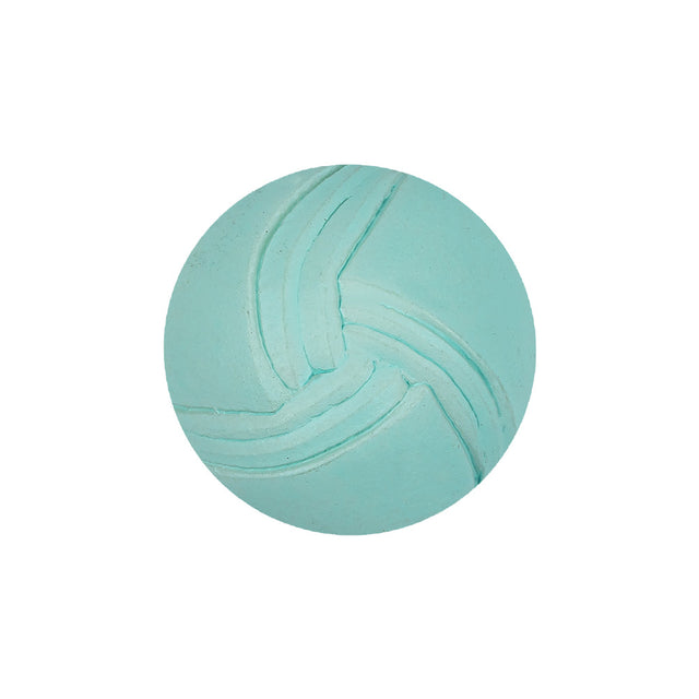 Italian Pale Turquoise Abstract Dome Shaped Shank Back Button - 36L/23mm