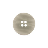 Italian Light Gray and White Striated 4-Hole Plastic Button - 32L/20mm