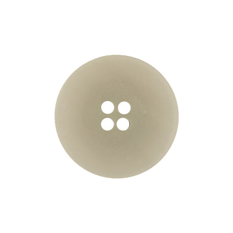 Italian Light Gray and White Striated 4-Hole Plastic Button - 36L/23mm