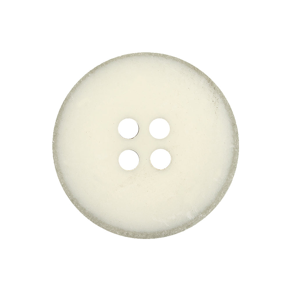 Pale Silver Shimmer 4-Hole Plastic Inkwell Button - 40L/25.5mm