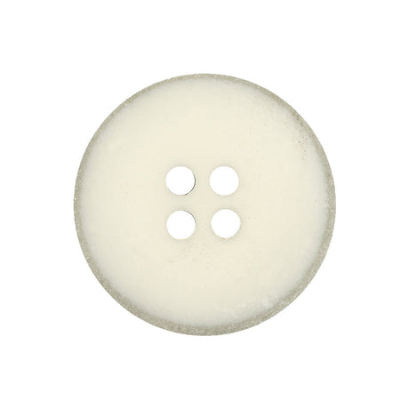 Pale Silver Shimmer 4-Hole Plastic Inkwell Button - 40L/25.5mm