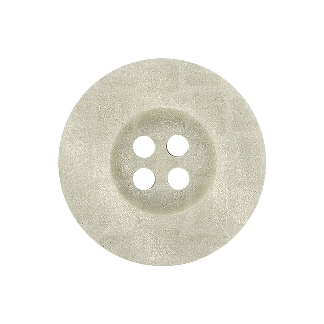 Pale Silver Shimmer 4-Hole Plastic Inkwell Button - 40L/25.5mm