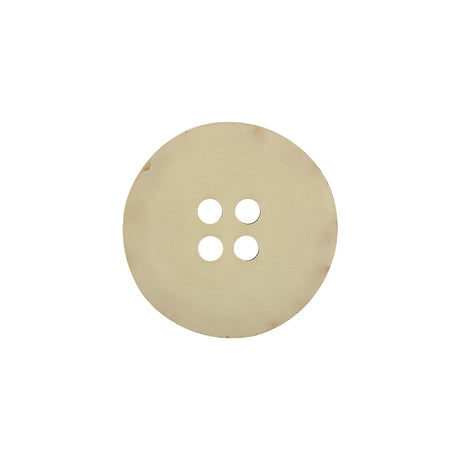 Cloud Cream, Brown and Orange Speckled 4-Hole Textured Button - 32L/20mm