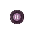 Purple Iridescent and Matte Shallow Plate 4-Hole Plastic Button - 28L/18mm