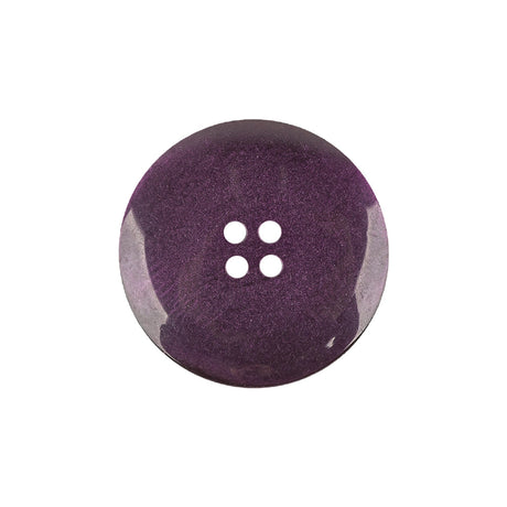 Purple Iridescent and Matte Shallow Plate 4-Hole Plastic Button - 36L/23mm