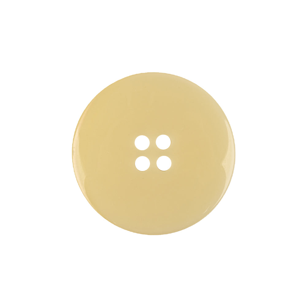 Chardonnay Shiny and Matte Shallow Plate 4-Hole Plastic Button - 36L/23mm