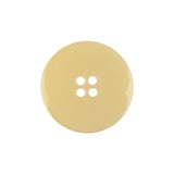 Chardonnay Shiny and Matte Shallow Plate 4-Hole Plastic Button - 36L/23mm