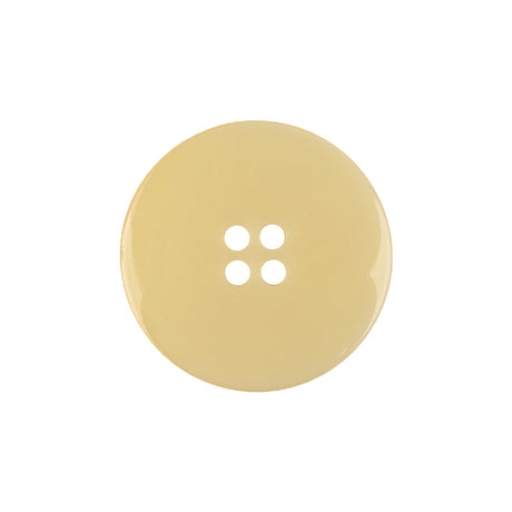Chardonnay Shiny and Matte Shallow Plate 4-Hole Plastic Button - 36L/23mm