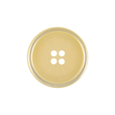 Chardonnay Shiny and Matte Shallow Plate 4-Hole Plastic Button - 36L/23mm
