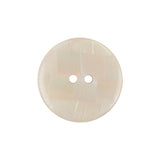 Antique White and Peach Dust Iridescent Patchwork 4-Hole Plastic Saucer Button - 36L/23mm