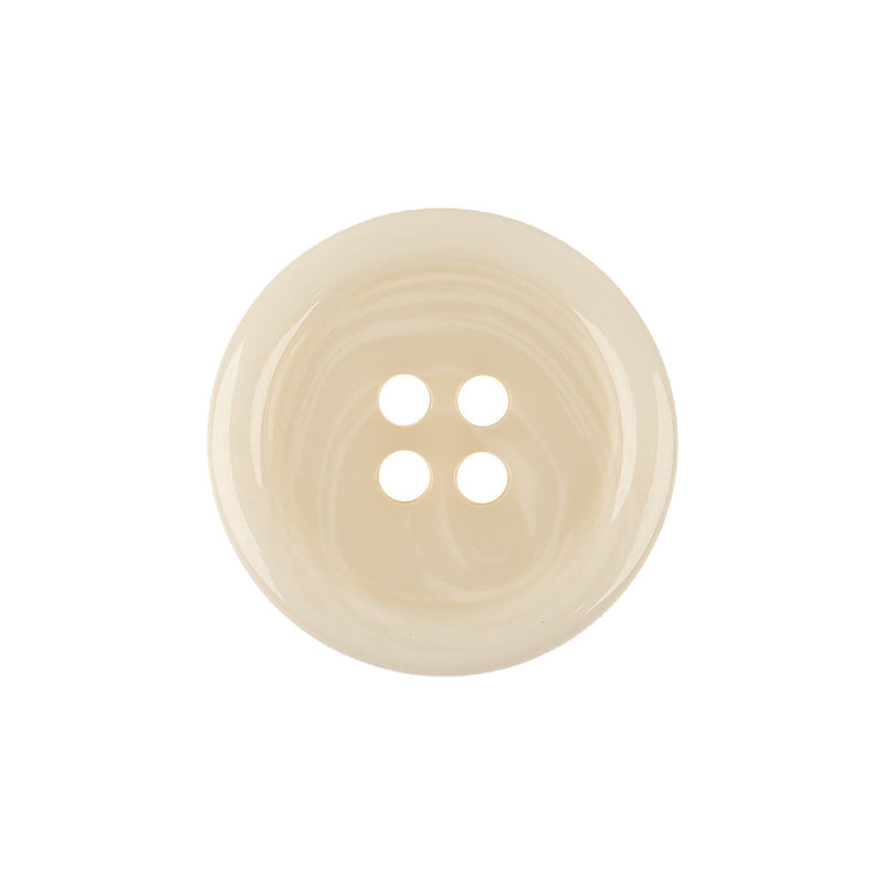 Italian Natural Swirls Tire Rimmed 4-Hole Plastic Button - 36L/23mm