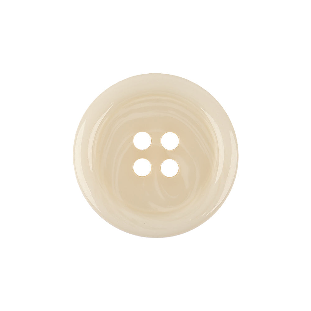 Italian Natural Swirls Tire Rimmed 4-Hole Plastic Button - 36L/23mm