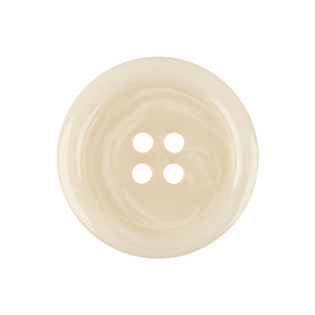 Italian Natural Swirls Tire Rimmed 4-Hole Plastic Button - 40L/25.5mm