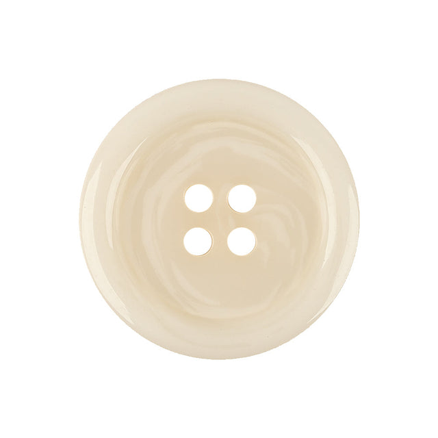 Italian Natural Swirls Tire Rimmed 4-Hole Plastic Button - 40L/25.5mm