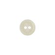 Italian Antique White Iridescent Radiating Rim 2-Hole Plastic Button - 18L/11.5mm