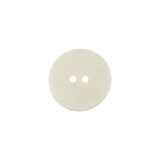 Italian Barely Yellow Iridescent Radiating Rim 2-Hole Plastic Button - 24L/15mm