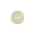 Italian Barely Yellow Iridescent Radiating Rim 2-Hole Plastic Button - 24L/15mm