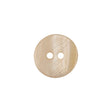 Light Hearted Beige Smooth Top 2-Hole Plastic Button - 24L/15mm