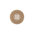 Ballet Slipper Shiny and Matte Narrow Rimmed 4-Hole Plastic Button - 28L/18mm