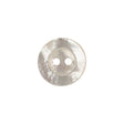 Eggshell Iridescent 2-Hole Plastic Dish Button - 24L/15mm