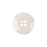 Italian Semi-Shiny Bone 4-Hole Plastic Button - 32L/20mm