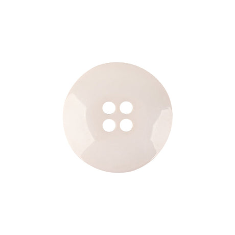 Italian Semi-Shiny Bone 4-Hole Plastic Button - 32L/20mm