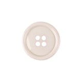 Italian Semi-Shiny Bone 4-Hole Plastic Button - 32L/20mm