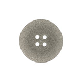 Italian Light Satin Gray Speckled Narrow Rim 4-Hole Button - 35L/22mm