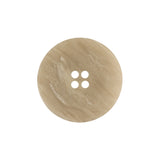 Pistachio Shell and Light Gray Striated Narrow Rim 4-Hole Button - 36L/23mm