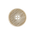 Pistachio Shell and Light Gray Striated Narrow Rim 4-Hole Button - 36L/23mm