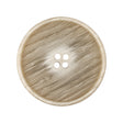 Pistachio Shell and Light Gray Striated Narrow Rim 4-Hole Button - 44L/28mm